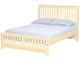 Crate Designs™ Furniture Unfinished Full Extra-Long Youth Shaker Bed-0