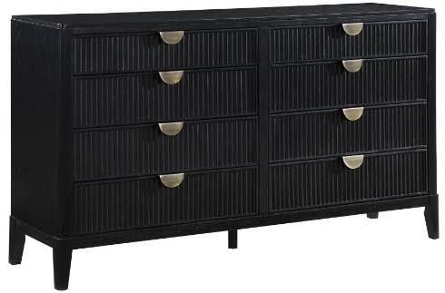 Coaster® Brookmead 4-Piece Black/Ivory Eastern King Size Bedroom Set-3