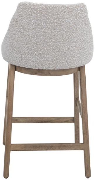 International Furniture Direct Emma Lacquer White/Pearl 30" Barstool-4