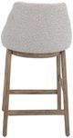 International Furniture Direct Emma Lacquer White/Pearl 30" Barstool-4