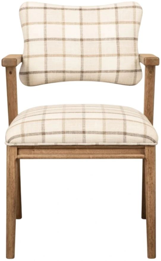 Modus Furniture Carlisle Picnic Upholstered Dining Armchair -2