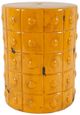 A & B Home Orange/Yellow Ceramic Outdoor Garden Stool-0