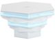 Furniture of America® Zeta White Hexagonal Cocktail Table-0