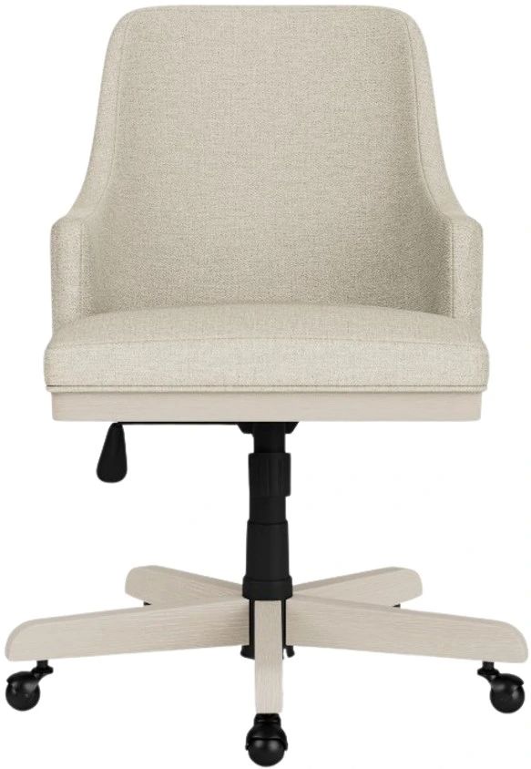 Riverside Furniture Maren White Sand Upholstered Desk Chair-2