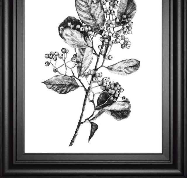 Classy Art Hawthorn Berry Branch I by Emma Scarvey Wall Art-1