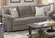 American Wholesale Furniture Tyler Pewter Manual Reclining Sofa-1
