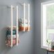 Powell® Troy 2-Piece White Towel Rack Set-2