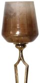 StyleCraft Amber/Gold 18" Tea Lite Holder-1