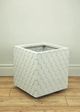 Le Present Stacks White 16" Hexagone Planter-3