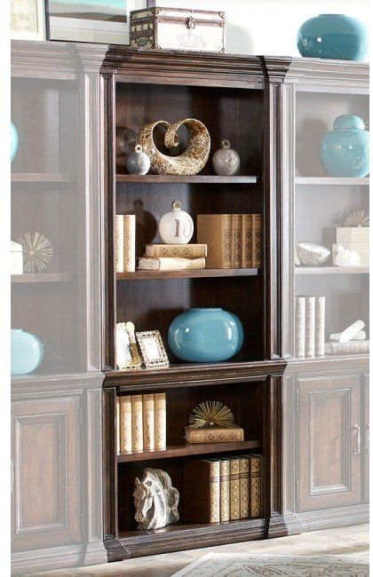Aspenhome® Grand Classic Tobacco Open Bookcase-1