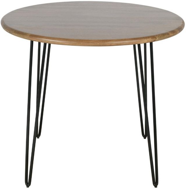 Jofran Inc. Brennan 5-Piece Dark Brown/Golden Counter Table Set-3
