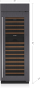 Sub-Zero® Classic Series 30" Panel Ready Right Hinge Wine Cooler-1
