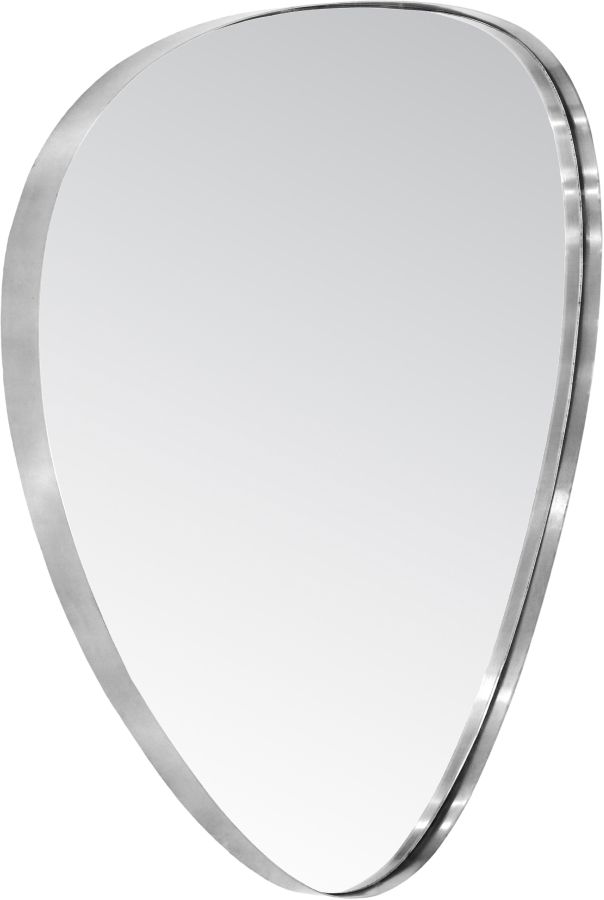 Meridian Furniture Finch Brushed Silver 24" Mirror-1