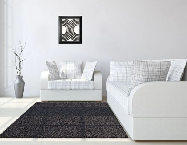 Classy Art Over the Rainbow BW II by Moira Hershey Wall Art-2