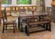 International Furniture Direct Urban Art Brown Bench-1