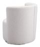 Zuo® Prague White Accent Chair-4