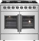 FORNO® Galiano 36" Stainless Steel Pro Style Dual Fuel Range-0