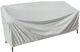 Treasure Garden Light Gray Extra Large Fabric Outdoor Sofa Cover-0