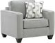 Albany Industries Mosby Pewter Chair-0