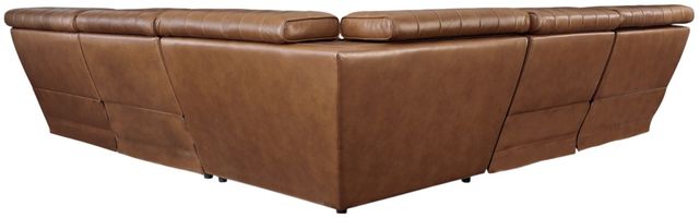 Signature Design by Ashley® Temmpton 5-Piece Chocolate Power Reclining Curved Sectional-2