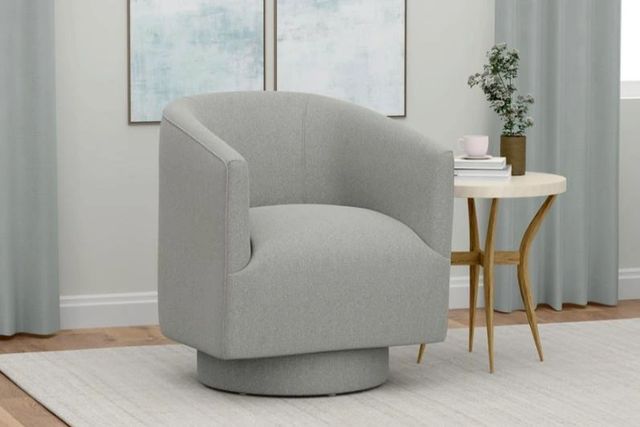 Emerald Home Brylee Gray Swivel Chair-1