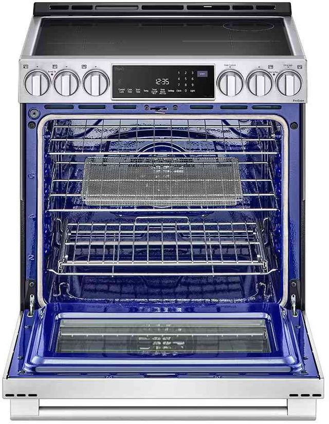 LG Studio 30" Smudge Resistant Stainless Steel Slide In Induction Range-2