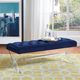 TOV Furniture Claira Navy Lucite Bench-4