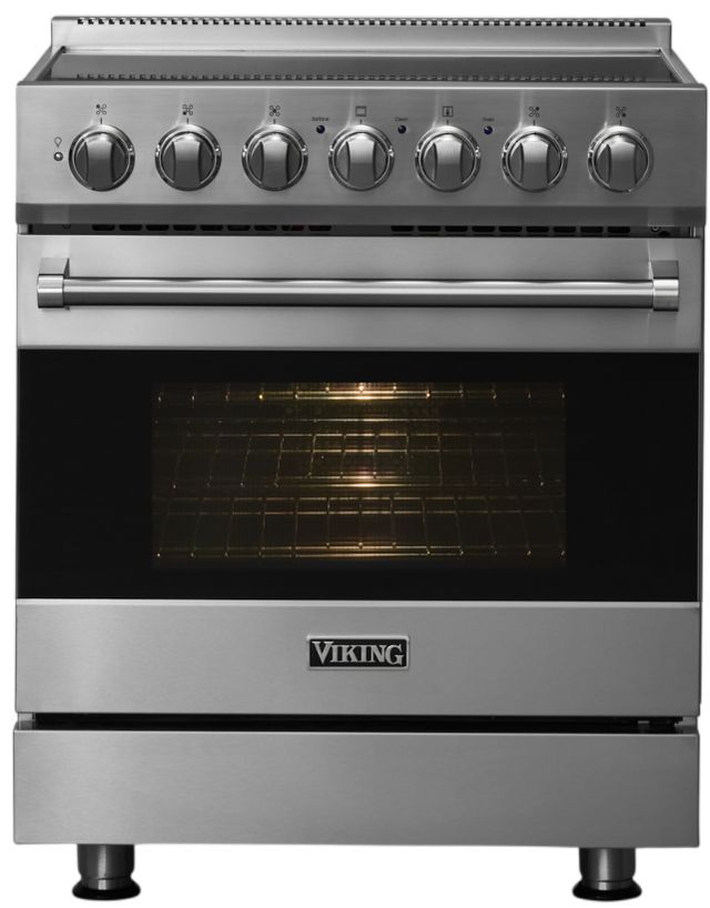 Viking® 3 Series 30" Stainless Steel Pro Style Electric Range-2