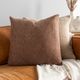 Surya Camilla Camel 18"x18" Toss Pillow with Polyester Insert-4