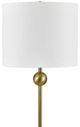 Crestview Collection Callie White Buffet Lamp with Gold Accent-1
