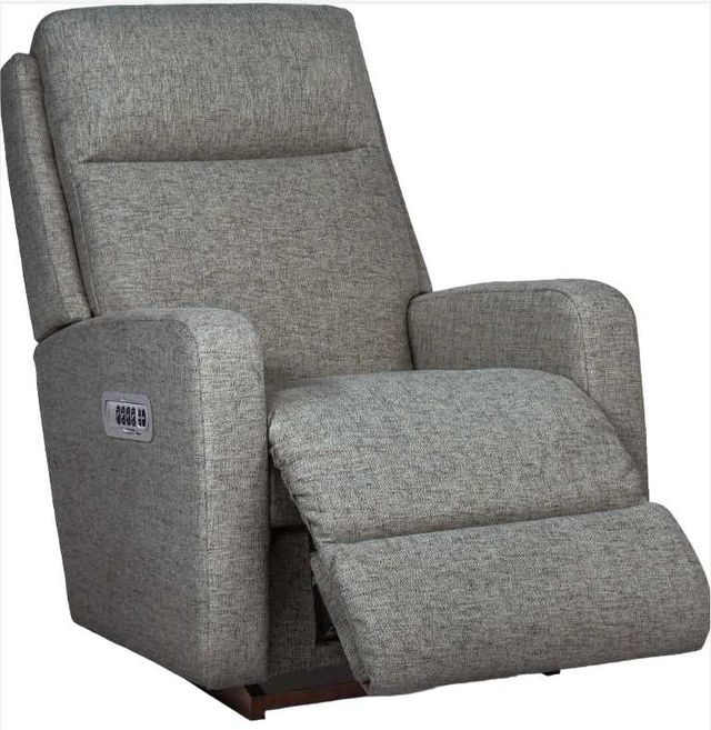 La-Z-Boy® Finley Smoke Power Rocking Recliner with Headrest and Lumbar-1