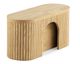 Transformer Round Bench - Scandinavian Oak-2