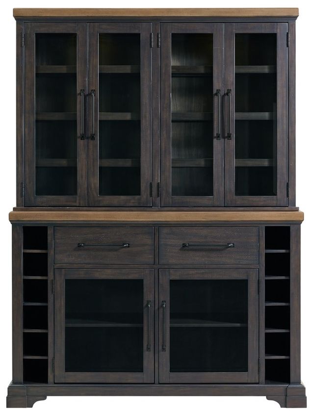 Elements International Montrose Espresso Server and Hutch with LED Light-3