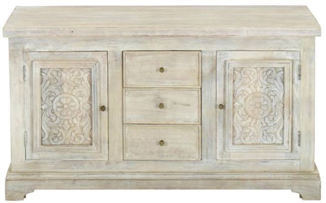 Jaipur Furniture Lorna White Wash Sideboard-1