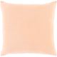 Surya Accra Peach 22"x22" Toss Pillow with Polyester Insert-1