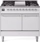 Ilve® Nostalgie II Series 40" White Pro Style Dual Fuel Range-0