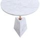 VIG Furniture Modrest Jeanette Rosegold/White End Table-1