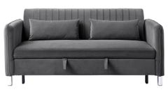 Homelegance® Greenway Gray Sofa with Pull-Out Bed