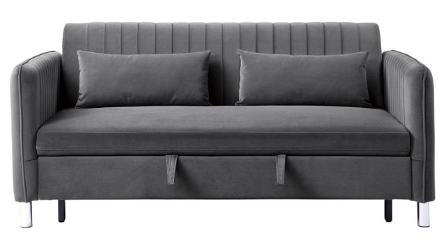 Homelegance® Greenway Gray Sofa with Pull-Out Bed-0