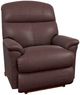 La-Z-Boy® Reed Pomegranate Leather Manual Rocking Recliner-0