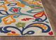 KAS Rugs Calla Ivory/Multi Leila 5'x7' Area Rug-1