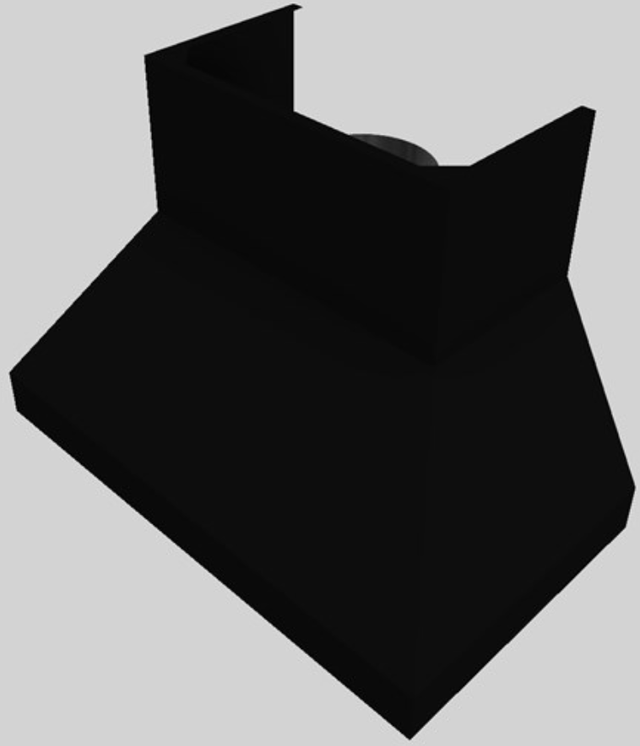 Vent-A-Hood® 42" Black Euro-Style Wall Mounted Range Hood-5