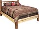 Montana Woodworks® Glacier Country Stain & Clear Lacquer California King Platform Bed-0