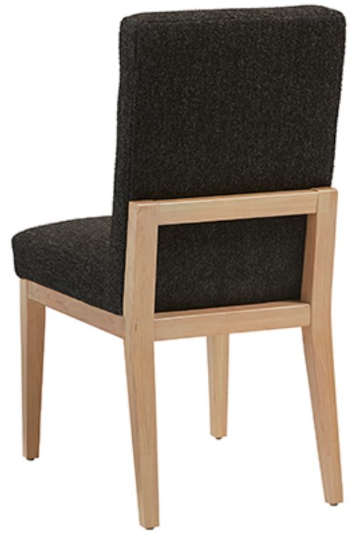 LM Co Home By Vaughan-Bassett Crafted Cherry by Ben & Erin Napier Black/Bleached Cherry Upholstered Side Chair-2