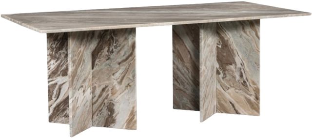 Meridian Furniture Verona Brown 78" Dining Table-0