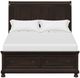 Bernards Prescott Cherry King Sleigh Storage Bed-1
