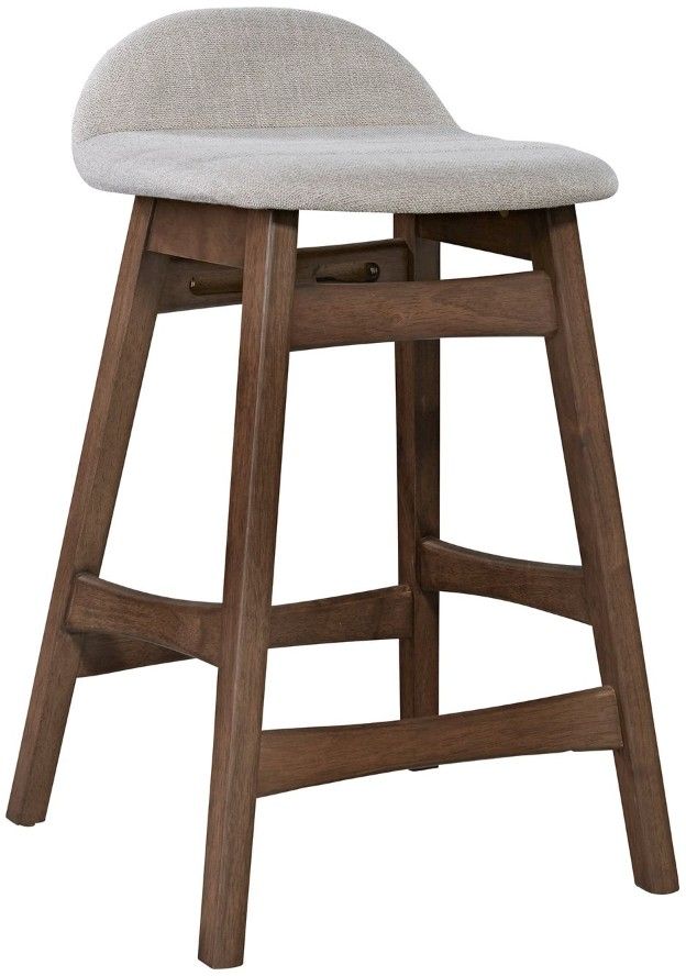 Liberty Furniture Space Savers Light Tan/Satin Walnut 24" Counter Chair-0
