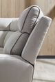 Signature Design by Ashley® Social Pointe 6-Piece Ash/Pearl L-Shape Power Reclining Sectional with with Storage Console-2