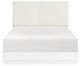 Homelegance® Linea Cream/Pearl White Queen Panel Bed-2