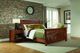Mavin Customizable American Craftsman Queen Spindle Bed with High Footboard-1